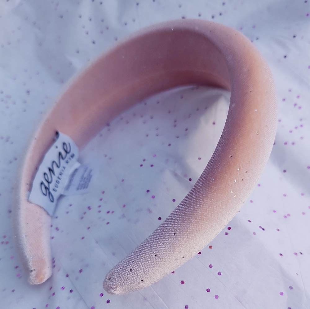 Genie By Eugenie Kim Blush Gemma Padded High Headband, New - Picture 3 of 5